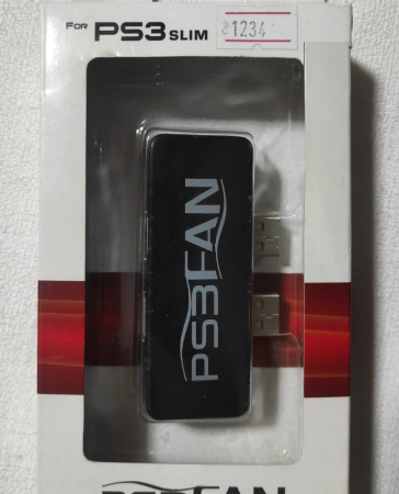 PS3 SLIM FAN COOLER PARA PS3 SLIM CON 2 PUERTOS USB