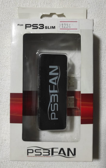 PS3 SLIM FAN COOLER PARA PS3 SLIM CON 2 PUERTOS USB