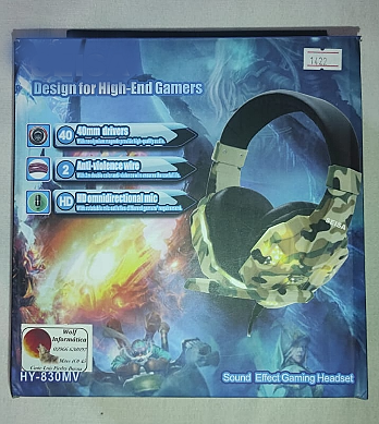 AURICULAR GAMER RETROILUMINADO HY-830MW mimetizado - Imagen 2