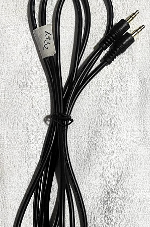 CABLE MINIPLUG A MINIPLUG STEREO (AUDIO) 3.5MM DE 1.8 MTS 3,8MM REFORZADO