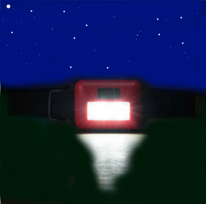 LINTERNA VINCHA 10W LED COB CON 3 FUNCIONES - Imagen 2