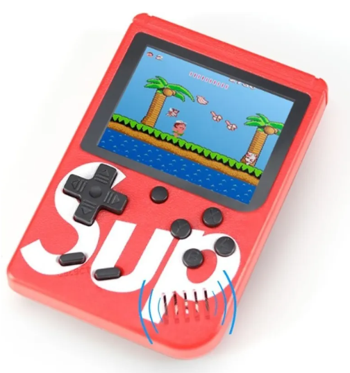 CONSOLA PORTATIL DE VIDEOJUEGOS SUP PANTALLA 3" 400 JUEGOS CLÁSICOS