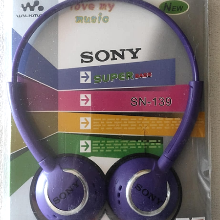 AURICULAR VINCHA ACOLCHADO EN CAJA - SN-139 CON MICRÓFONO, CABLE CINTA Y MUTE/PAUSE (COLOR SEGÚN STOCK)