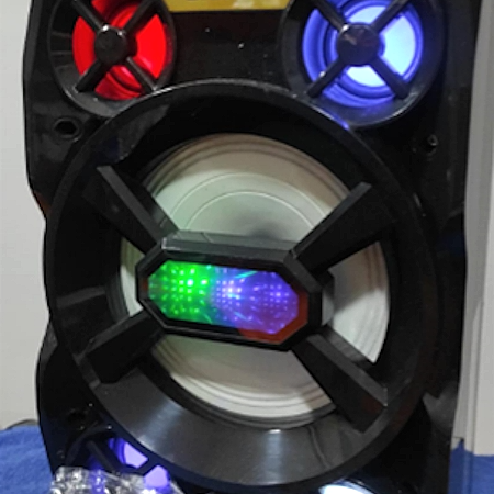 PARLANTE SK-133 SISMIK PARLANTE 6" GRAN SONIDO CON 4 ACOPLADORES PASIVOS DE 2" BT-AUX-FM-MP3 Y RGB - BATERÍA RECARGABLE