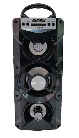 PARLANTE SK-147 SISMIK 20W CON CONTROL REMOTO . BATERÍA RECARGABLE - Imagen 4
