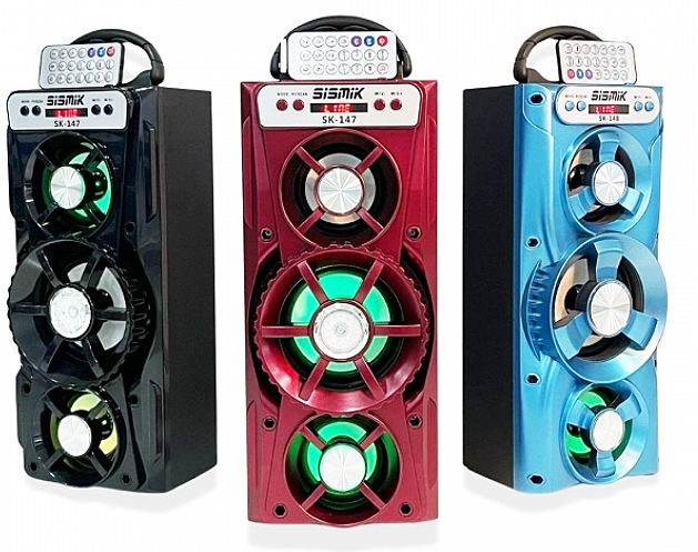 PARLANTE SK-147 SISMIK 20W CON CONTROL REMOTO . BATERÍA RECARGABLE - Imagen 6