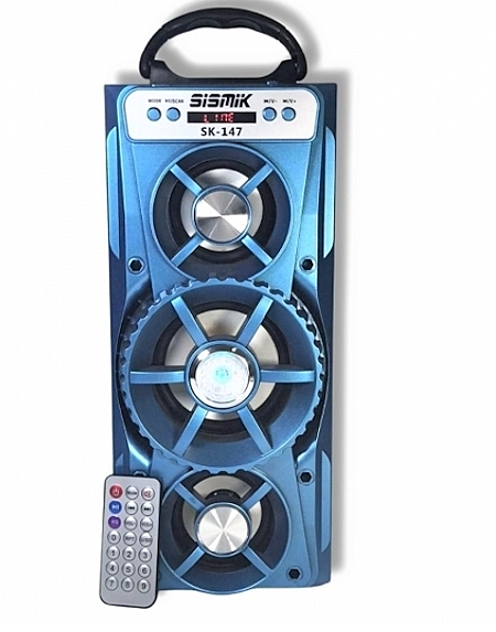 PARLANTE SK-147 SISMIK 20W CON CONTROL REMOTO . BATERÍA RECARGABLE