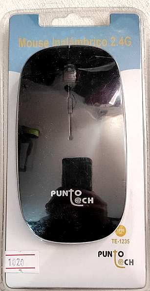 MOUSE INALÁMBRICO GENÉRICO DE PALMA O TAMAÑO COMPLETO TE1235 O RF2818-B - Imagen 2