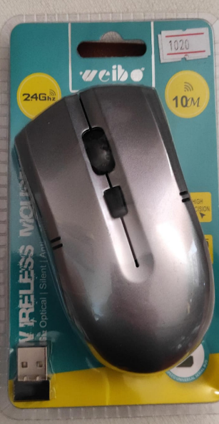 MOUSE INALÁMBRICO GENÉRICO DE PALMA O TAMAÑO COMPLETO TE1235 O RF2818-B - Imagen 3