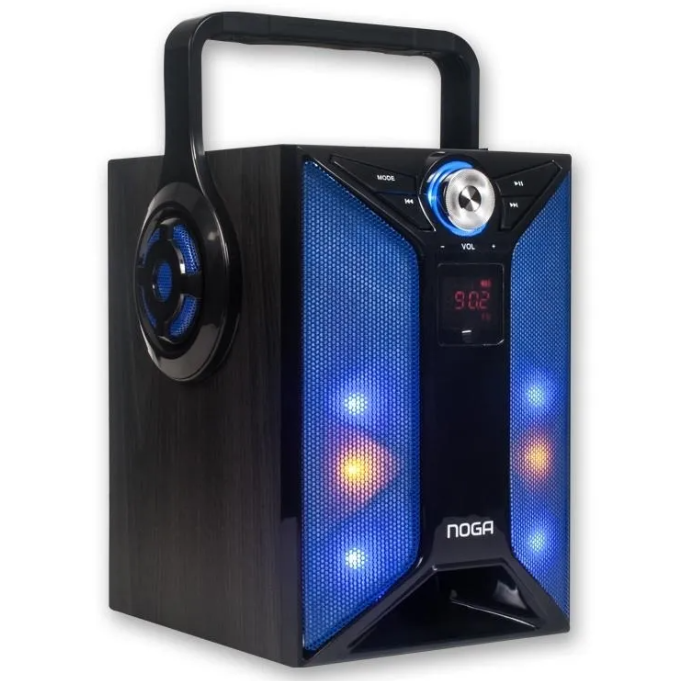 PARLANTE NOGA ONE PARTY LED-BT-RADIO,CONTROL REMOTO- BATERÍA RECARGABLE - Imagen 5