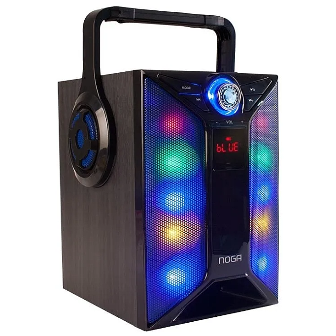 PARLANTE NOGA ONE PARTY LED-BT-RADIO,CONTROL REMOTO- BATERÍA RECARGABLE