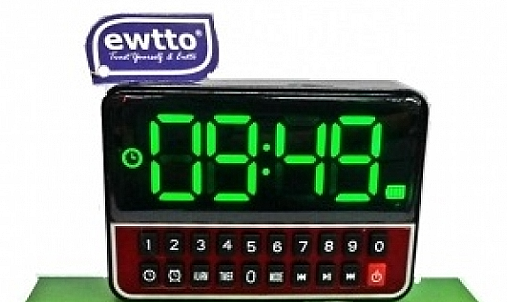 RADIO EWTTO ET-P1136F 150 A 18000HZ PARL 2" RELACIÓN S/R MEJOR A 80DB. USB MICROSD ALARMA TEMPORIZ. ENCODER