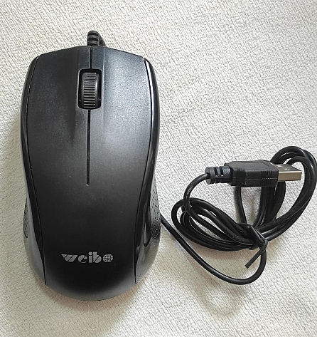 MOUSE SATEX-WEIBO CABLEADO MODELO DE PALMA (APLANADO) O TRADICIONAL SEGÚN STOCK - Imagen 2
