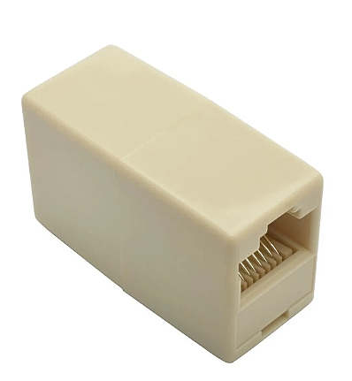 UNIÓN DOBLE RJ-45 HEMBRA-HEMBRA