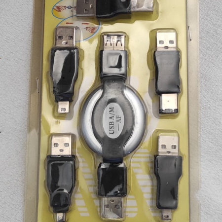 USB/1394 - KIT EXTENSOR USB MACHO/HEMBRA Y 6 FICHAS (USB A- Mini USB - 1394 - B -y 2 de video)