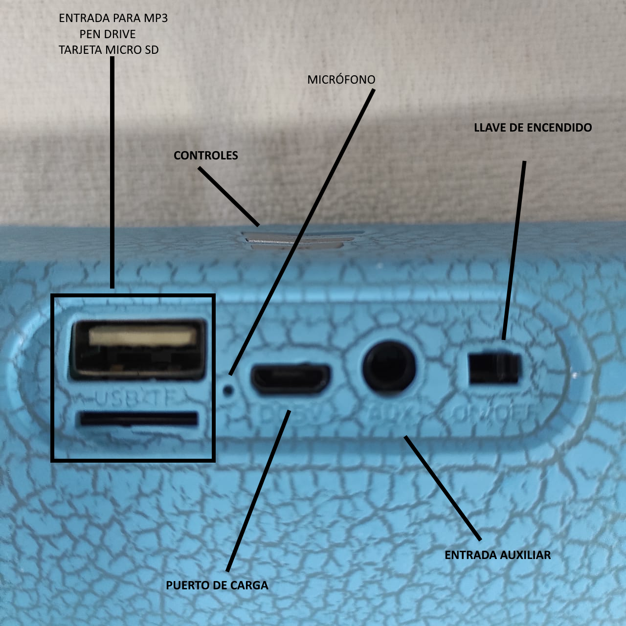 PARLANTE BT PORTÁTIL MINI HI-SPEAKER BE-15 MANOS LIBRES -STEREO - Imagen 3