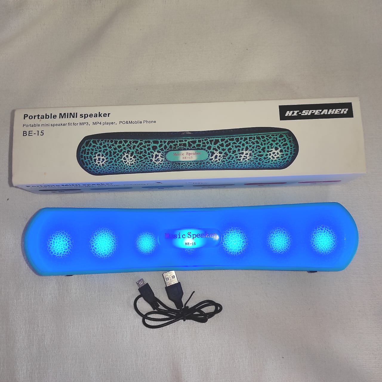 PARLANTE BT PORTÁTIL MINI HI-SPEAKER BE-15 MANOS LIBRES -STEREO - Imagen 8