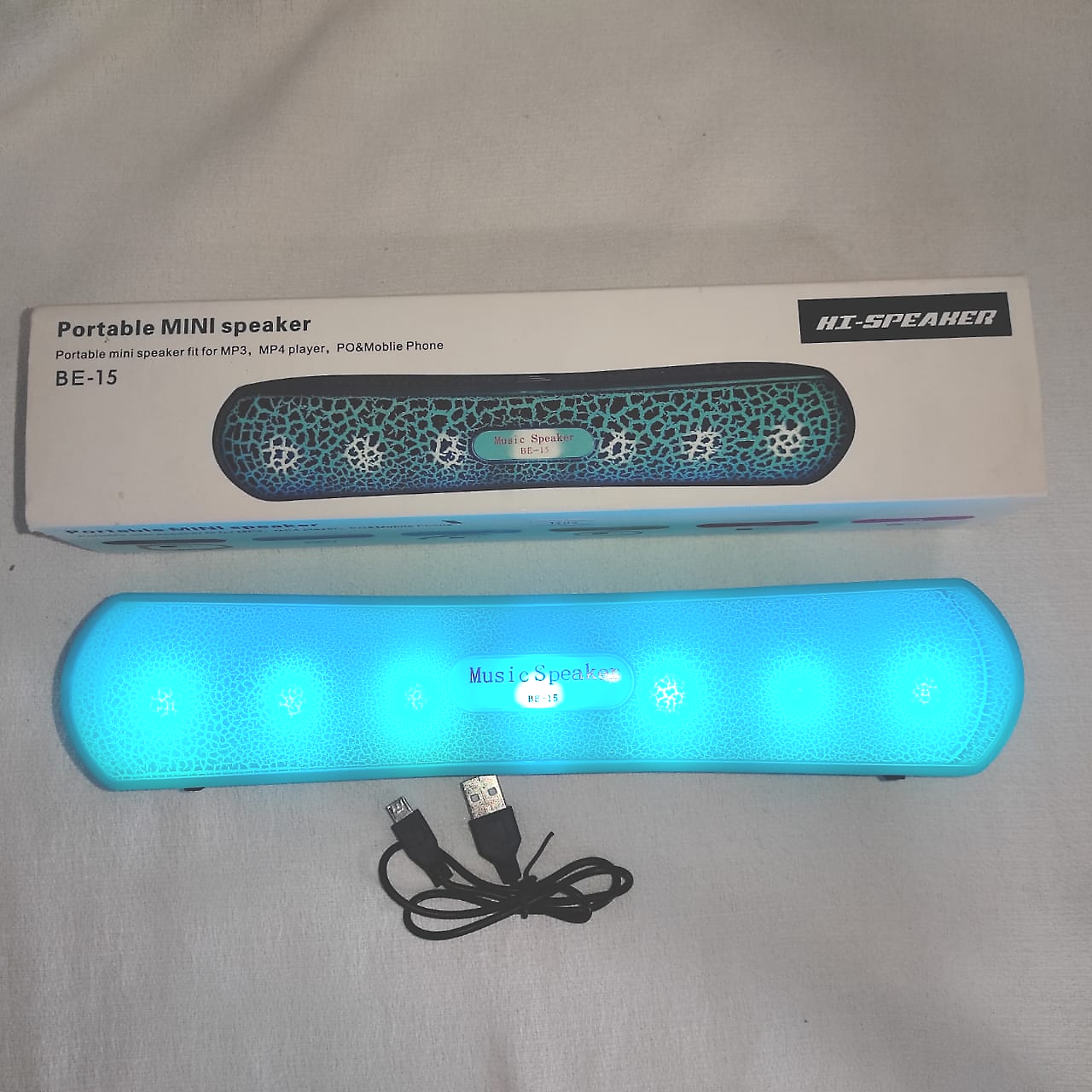 PARLANTE BT PORTÁTIL MINI HI-SPEAKER BE-15 MANOS LIBRES -STEREO - Imagen 6