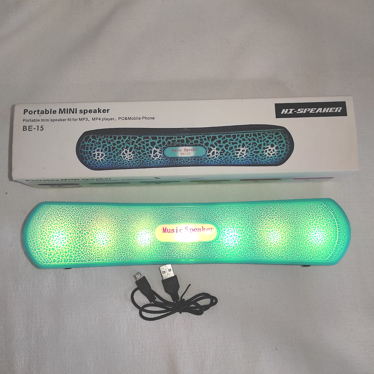 PARLANTE BT PORTÁTIL MINI HI-SPEAKER BE-15 MANOS LIBRES -STEREO - Imagen 5