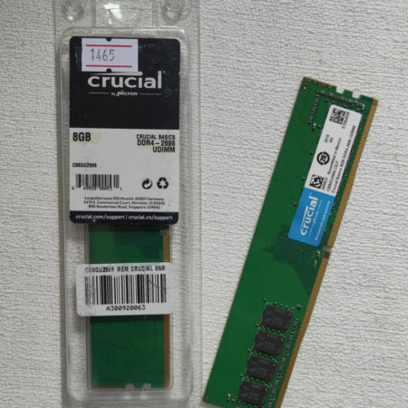 MEMORIA RAM DDR 4 8GB CRUCIAL 2666 UDIM