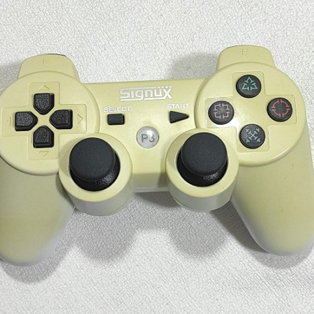 JOYSTICK PS3 DUALSHOCK TIPO "A" INALÁMBRICO SIGNUS GP003 (OFERTA POR CAMBIO DE COLOR VIDRIERA)
