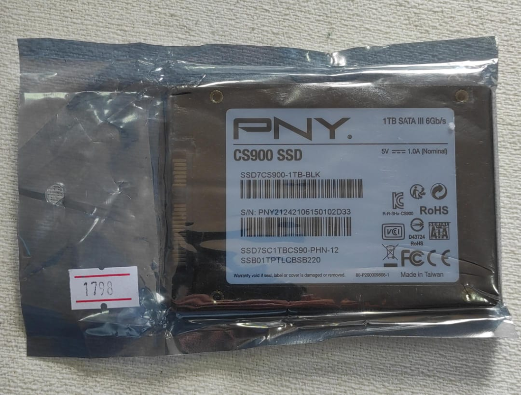 DISCO SSD 1 TERABYTE PNY  CS900SSD SATA III 60GB/SEGUNDO