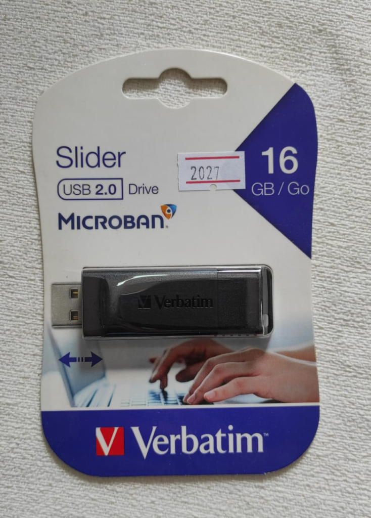 PEN DRIVE 16G VERBATIM MICROBAN USB 2.0