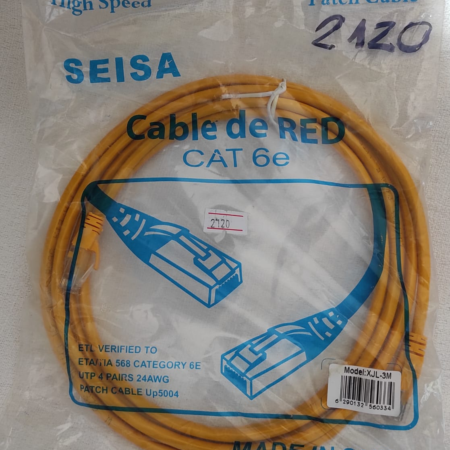 CABLE SEISA CAT6E DE 3 METROS