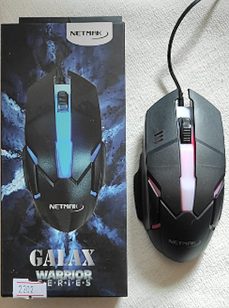 MOUSE NETMARK GALAXY WARRIOR SERIES LUMINOSO RGB - USB - Imagen 4