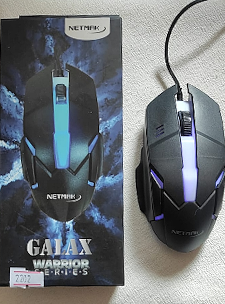 MOUSE NETMARK GALAXY WARRIOR SERIES LUMINOSO RGB - USB - Imagen 3