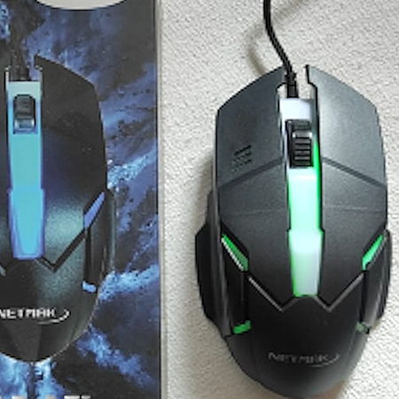 MOUSE NETMARK GALAXY WARRIOR SERIES LUMINOSO RGB - USB