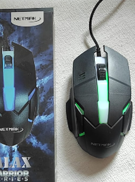 MOUSE NETMARK GALAXY WARRIOR SERIES LUMINOSO RGB - USB