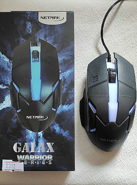 MOUSE NETMARK GALAXY WARRIOR SERIES LUMINOSO RGB - USB - Imagen 5