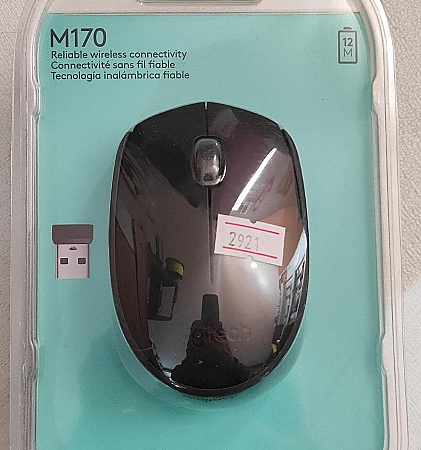 MOUSE LOGITECH M170 INALÁMBRICO 10MT - UNA SOLA PILA PARA MUCHOS MESES