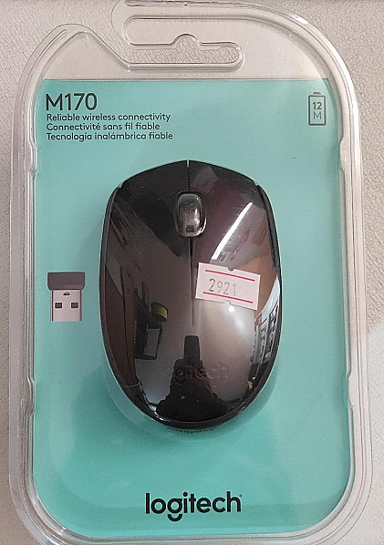 MOUSE LOGITECH M170 INALÁMBRICO 10MT - UNA SOLA PILA PARA MUCHOS MESES