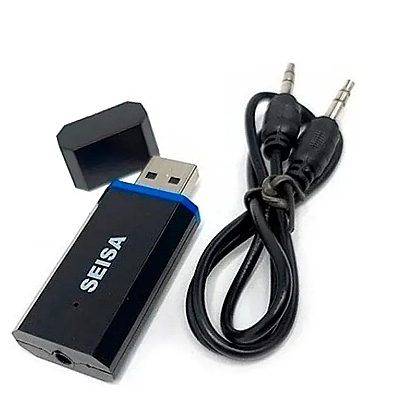 BLUETOOTH DONGLE + AUDIO RECEIVER 2 EN 1 VERSIÓN 6.0 BLS-BT01 SEISA