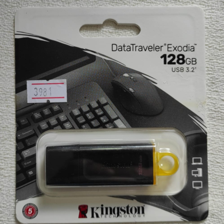 PEN DRIVE 128G KINGSTON DATA TRAVELLER EXODIA USB 3.2