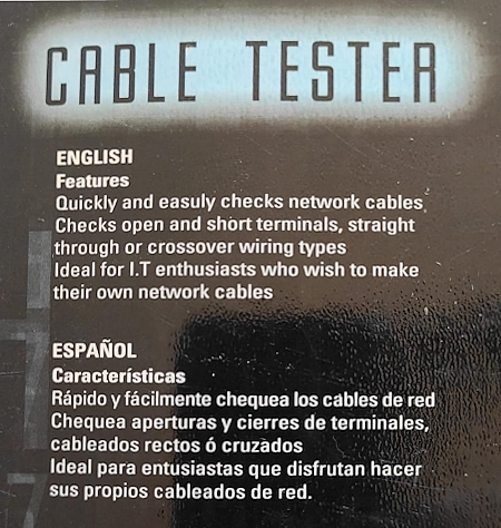 PROBADOR DE CABLES DE RED (FICHA RJ-45) Y CABLES TELEFÓNICOS DE LÍNEA/FAX (FICHA RJ-11) RADIOALPI - Imagen 6