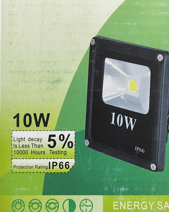 REFECTOR LED 11.5X8.5CM LUZ BLANCA INTERIOR O EXTERIOR EQUIVALE (APROX) A 80W DE HALÓGENO - Imagen 2