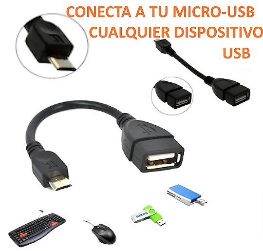 ADAPTADOR OTG MICRO-USB A USB - Imagen 2