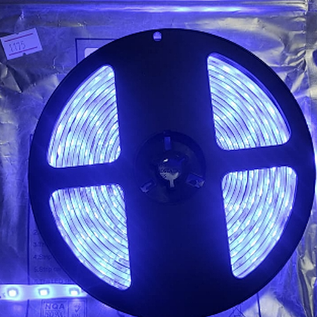TIRA DE LED SILICONADA COLOR AZUL 3528 DE 5 METROS  MODELO DT-3528L-DJ-60BS5050DJ-60B