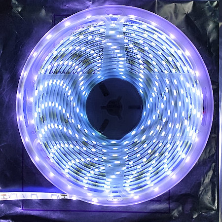 TIRA DE LED SILICONADA COLOR BLANCO FRIO  DE 5 METROS 5050 MODELO DT-5050LDJ60W