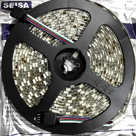 TIRA DE LED SILICONADA RGB DE 5 METROS 5050 MODELO DMW-5050DJ-60RGB (NO INCLUYE CONTROL NI FUENTE)