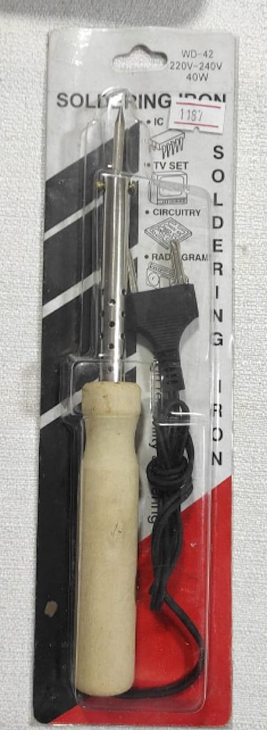 SOLDADOR TUBULAR PUNTA FINA DE 40WATTS