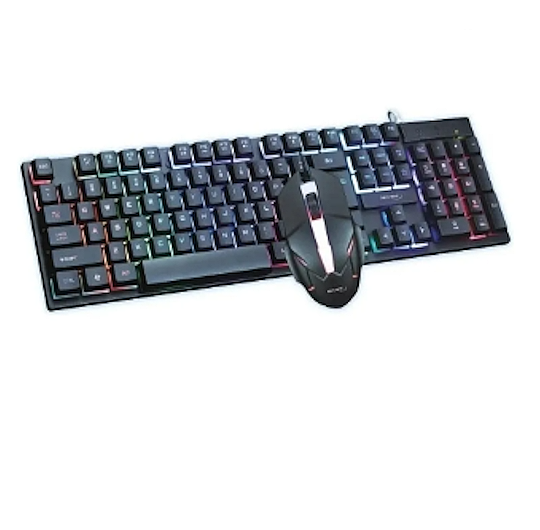 TECLADO GAMER RETROILUMINADO RGB FIJO Y ALEATORIO NETMARK NEMESIS KIT - Imagen 2