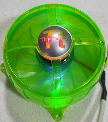 COOLER THERMALTAKE STAR FORCE UV TWIN BLADE FAN CON REG. DE VELOCIDAD Y COLOR FLUO - Imagen 5