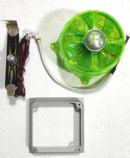 COOLER THERMALTAKE STAR FORCE UV TWIN BLADE FAN CON REG. DE VELOCIDAD Y COLOR FLUO - Imagen 2