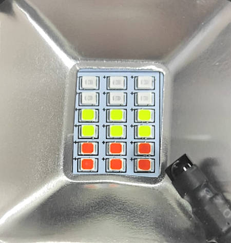 REFLECTOR LED RGB 10W PARA INTERIOR O EXTERIOR CON CONTROL REMOTO, 220V EQUIVALE (APROX) A 75/80W DE HALÓGENO - Imagen 2