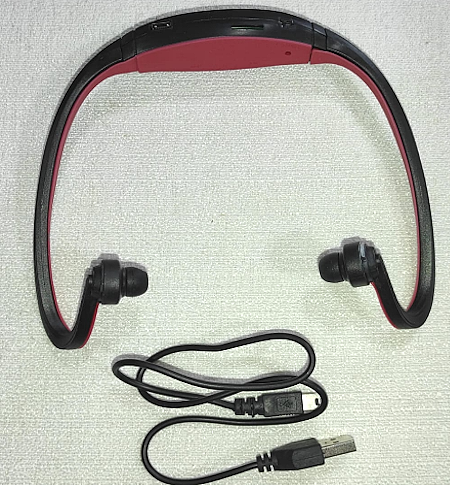 AURICULAR RUNNER SPORTS PARA TARJETA MICRO-SD - REPRODUCE MP3/WMA/WAV - TARJETA 8G O MENOS (O PARTICIONADA SI ES MAYOR) - Imagen 3