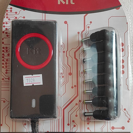 CARGADOR NOTEBOOK UNIVERSAL KIT ND-A651 AUTOMÁTICO (15 A 19,5V) CON 8 FICHAS Y PUERTO USB
